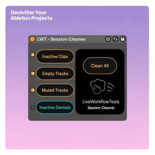 LiveWorkflowTools - Session Cleaner screenshot
