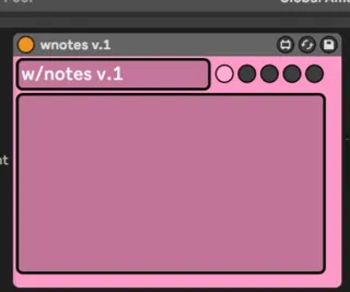 wnotes screenshot