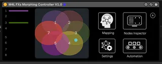 M4L FXs Morphing PARAMETER screenshot