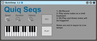 Quiq Seqs screenshot