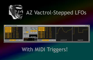 AZ Stepped and Vactrol-lag LFOs Midi Trigger screenshot