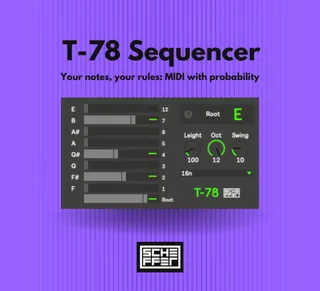 T-78 Sequencer screenshot