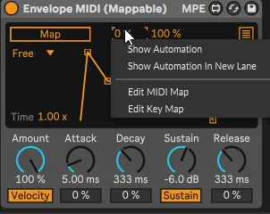 Live 11 Envelope MIDI Plus screenshot