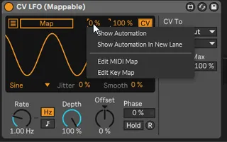 Range-Mappable CV LFO screenshot