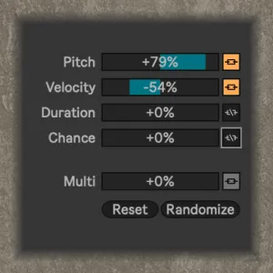 Shift MIDI Transformer screenshot