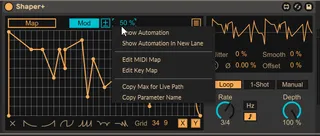 Live 12 Shaper Plus screenshot