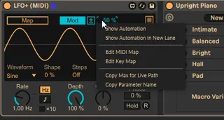 Live 12 LFO Plus - MIDI Device screenshot