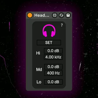 Headphone Bleed Control screenshot