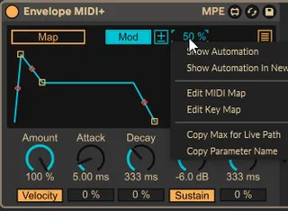 Live 12 Envelope MIDI Plus screenshot