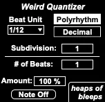 Weird Quantizer -Live 12 MIDI Transform- screenshot