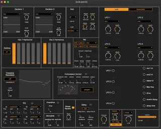 Fullerton Synthesiser screenshot