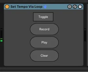 Set Tempo Via Loop screenshot