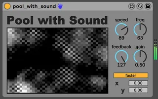 Pool with Sound M4L beta version screenshot