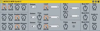 MOSCO MFB Synth II screenshot