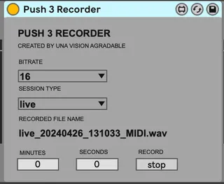 Push 3 Recorder and Player screenshot