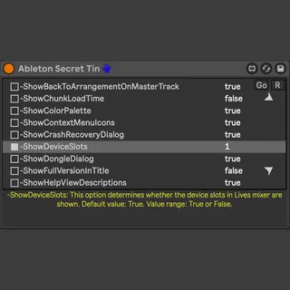 ABLETON SECRET TIN screenshot