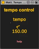 Tempo Control screenshot