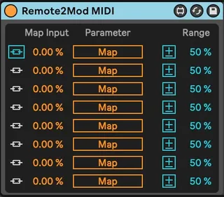 Remote2Mod MIDI screenshot