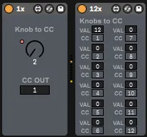 Knobs to Midi CC Utility screenshot