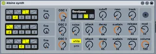 kleine synth screenshot