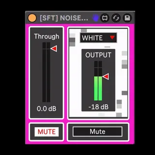 Noise generator white noise pink noise - NOISEgen screenshot