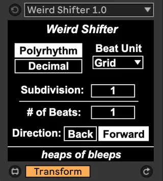 Weird Shifter screenshot