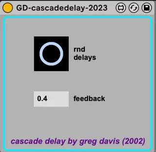 gd-cascadedelay screenshot