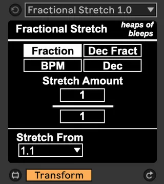 Fractional Stretch screenshot