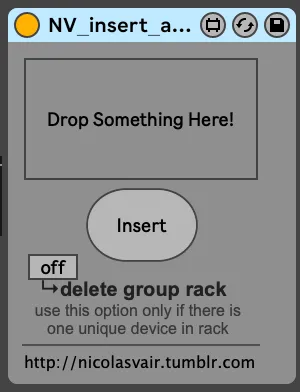 Insert again screenshot