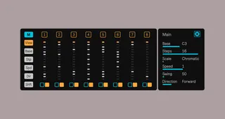 Programm - A Max4Live 8-Track Step Sequencer screenshot