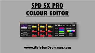 SPD SX PRO LED COLOUR EDITOR screenshot