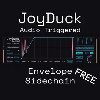 JoyDuck Audio-Triggered Envelope Sidechain screenshot