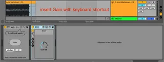 Gain staging screenshot