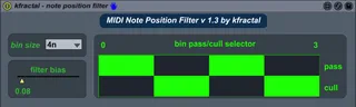 note position filter screenshot