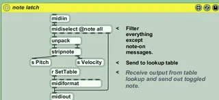 MIDI Note Latch screenshot