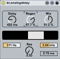kt.analogdelay screenshot