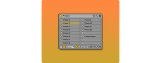 Presets Device screenshot