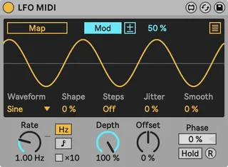 LFO MIDI - Live screenshot