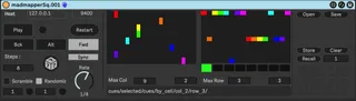 Madmapper Cue Sequencer screenshot