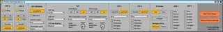 Behringer Proton Settings Editor screenshot