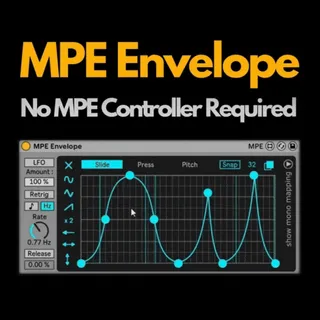A Polyphonic Shaper - MPE Envelope screenshot