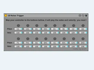 16 Notes Trigger screenshot
