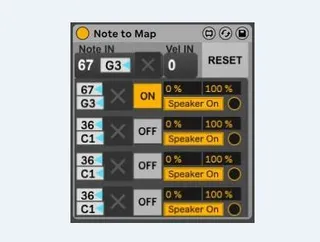 Note to Map screenshot