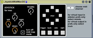 USB Joystick to midi screenshot
