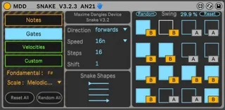 MDD SnAkE 3.2.3 with visual gate monitoring screenshot