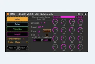 MDD Snake with Note Length screenshot