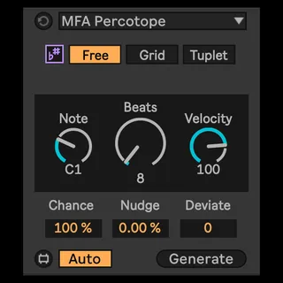 Percotope screenshot