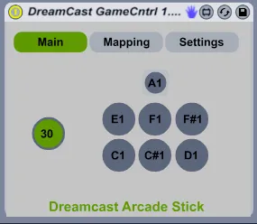 DreamCast GameCntrl screenshot