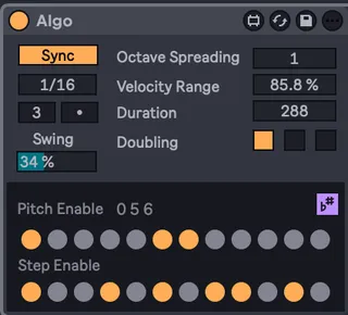 Algo screenshot