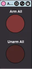 Arm and Unarm All Tracks screenshot